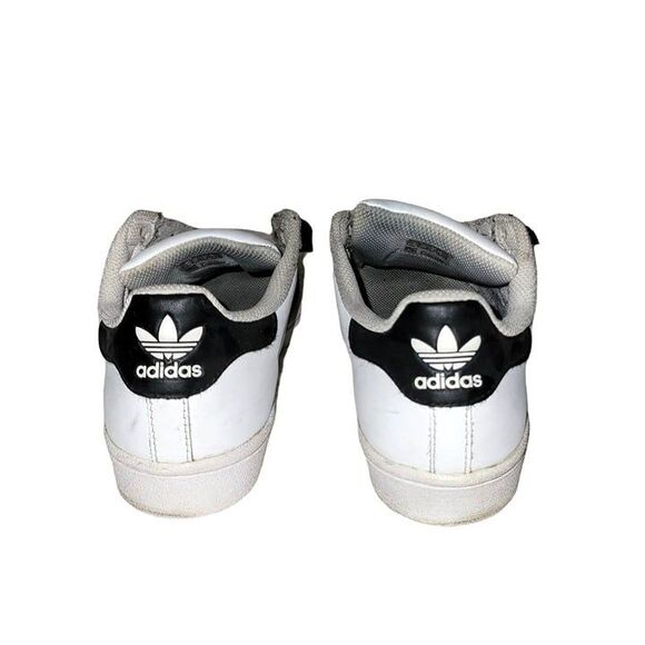 Adidas Womens Shoes White 7.5 Sneakers Superstar Shell Top - Picture 5 of 8